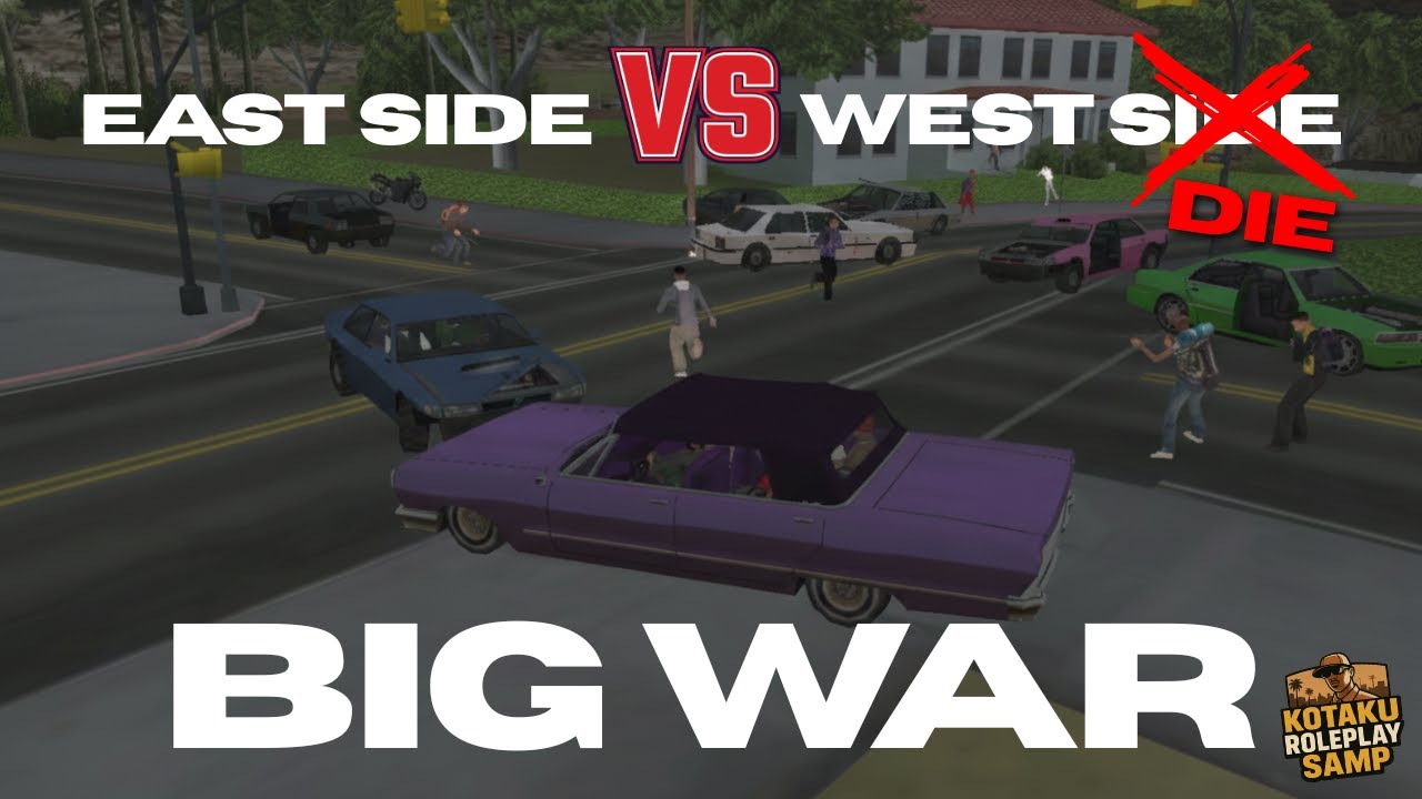 [KKRP] PERANG GANG EAST-SIDE VS WEST-SIDE | GTA SAMP ROLEPLAY