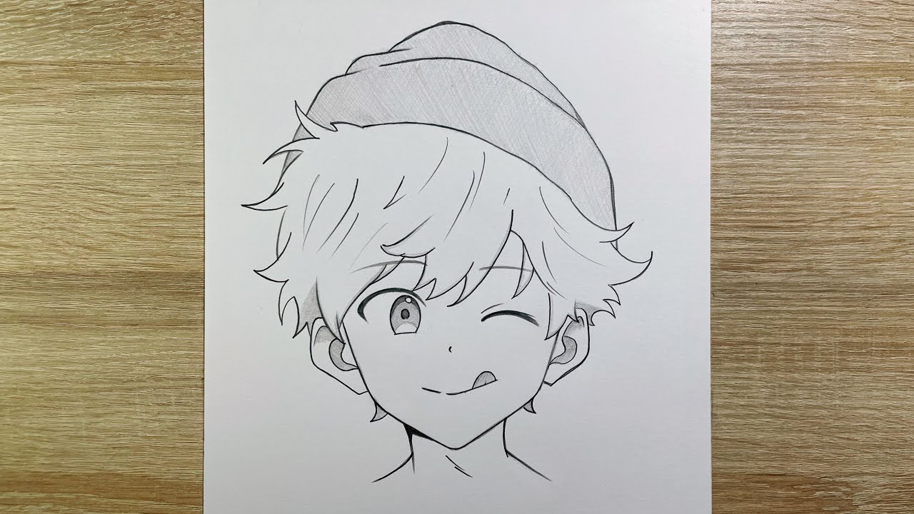 Comment dessiner un anime garçon mignon – Tutoriel facile étape par étape au crayon