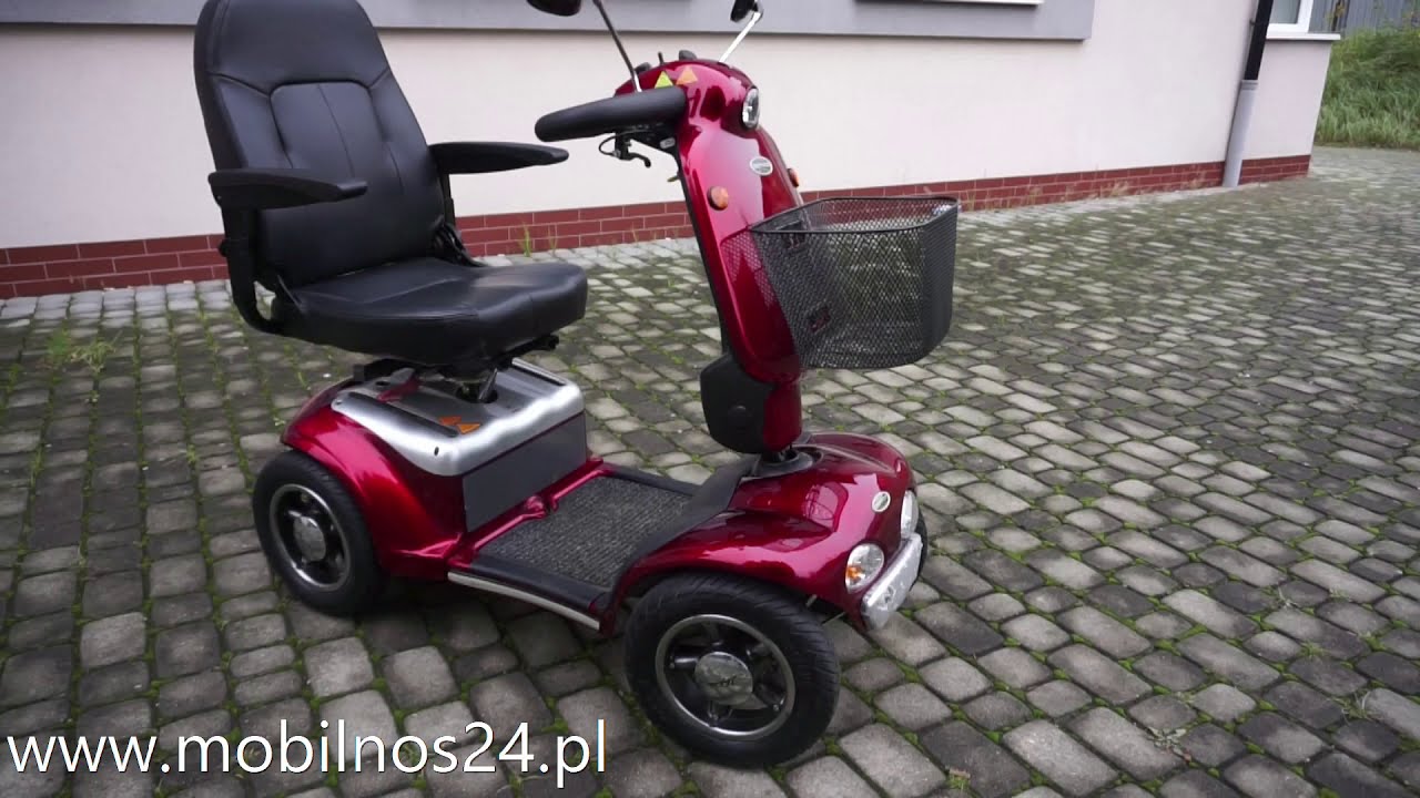 Shoprider Legend skuter inwalidzki elektryczny typu skuter. Zsięg około 35km na jednym ładowaniu