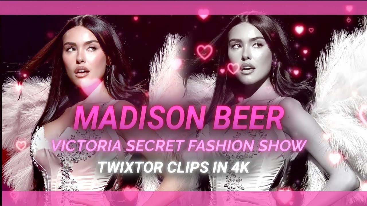 MADISON BEER VICTORIA SECRET FASHION SHOW - 4K twixtor clips