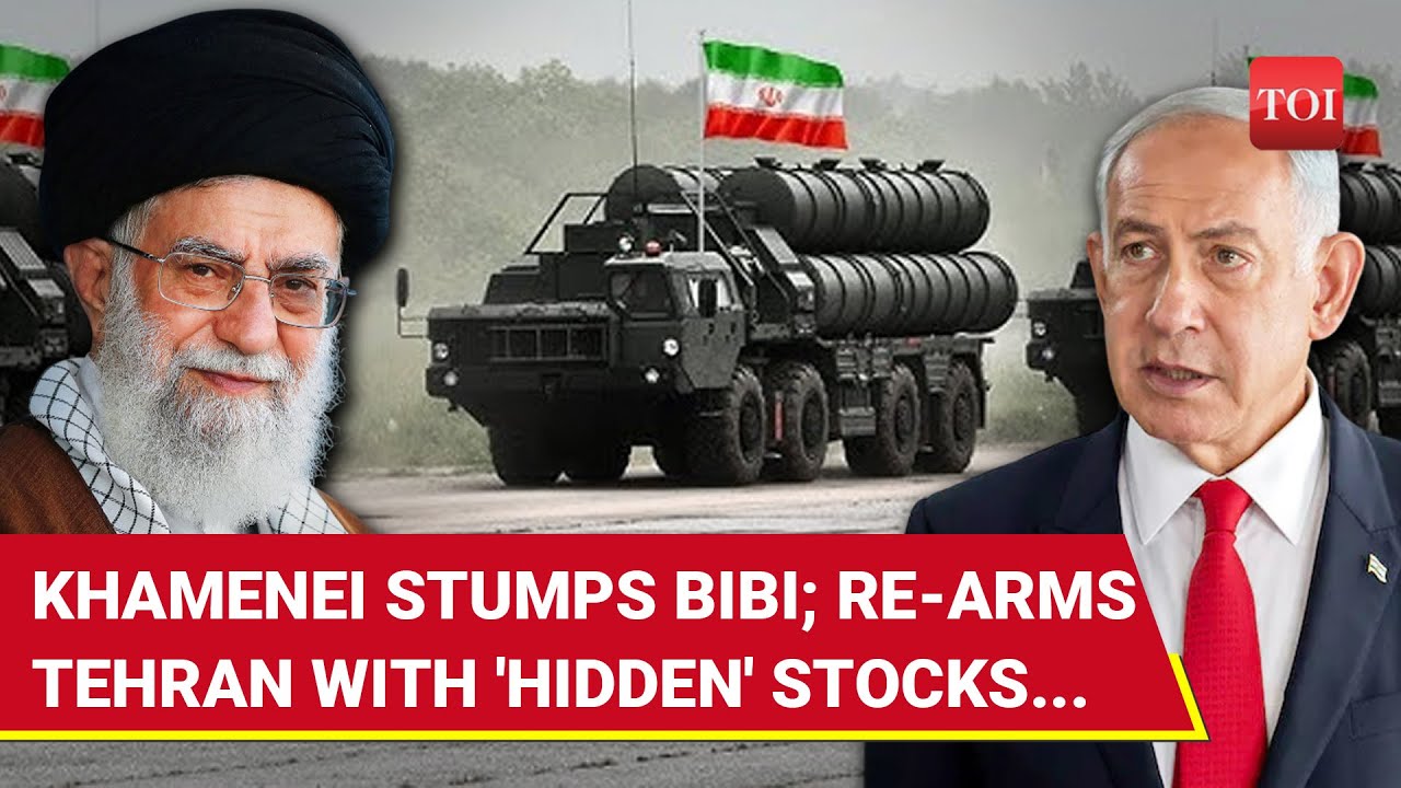 Khamenei SHOCKS Netanyahu: Tehran Re-Arms Air Defence Systems With 'SECRET' Stocks I Details