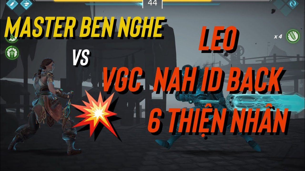 💥⚔️ MASTER BEN NGHE vs VGC CLAN p1 🔥 Shadow Fight 4 Arena 💀