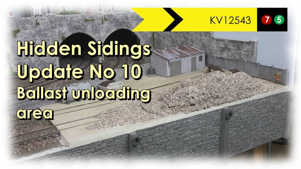 Hidden Sidings update 10 - Ballast unloading area