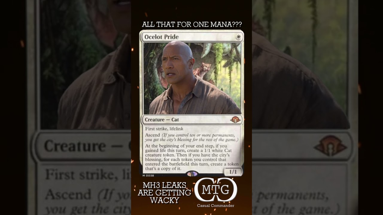 Ocelot Pride Leak? - MTG Casual Commander #mtg #magicthegathering #meme #fyp #ocelotpride #mh3 #leak