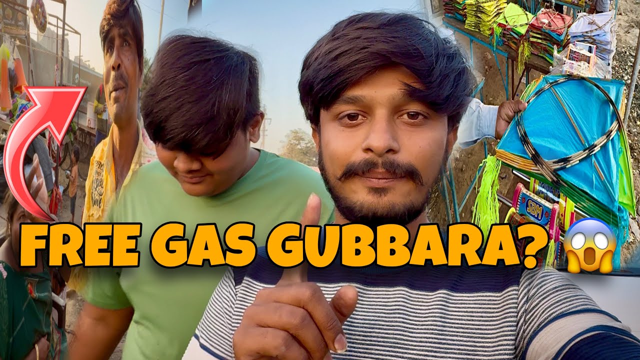 Gas Wala Gubbara FREE Maanga 😱 | Makar Sankranti Special Street Challenge 😂🪁