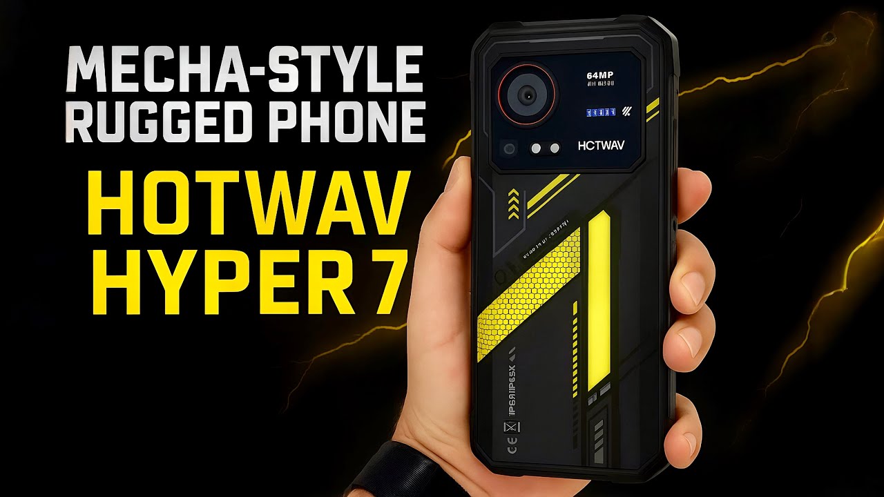 HOTWAV Hyper 7 - Mecha-Style 5G Rugged Phone ( Unboxing and Hands-On )