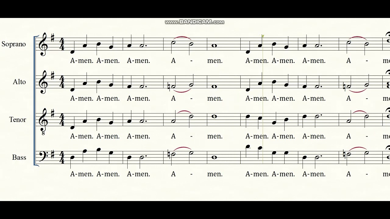 Amen (WACOM IV) - Fr. Allan B. Antonio (Arr. Ferdinand M. Bautista) TENOR