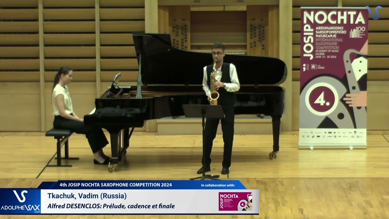 Vadim Tkachuk plays Prelude, cadence et finale by Alfred DESENCLOS