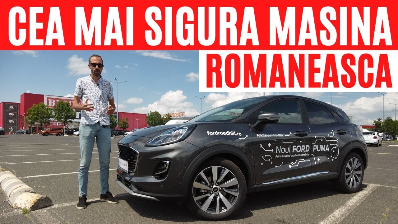 Ford Puma Mild Hybrid 2022 - 5 stele Euro NCAP, cea mai SIGURA masina romaneasca