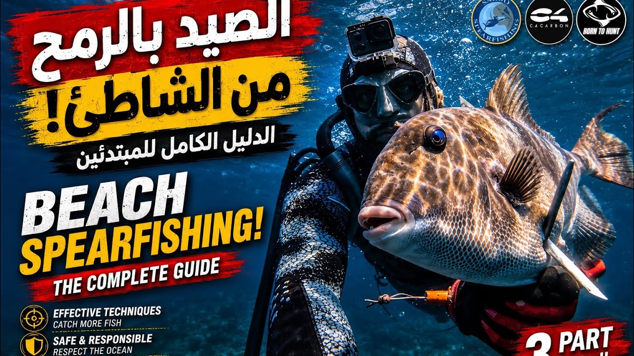 الصيد بالغطس من الشاطئي / الجزء الثالث 🤙