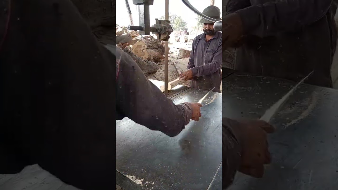 Wod Cutting # Carpenter Sharpening 🪚Extreme Wood Cutting 🪚🔥Satisfying Tree Cutting Moments 🌳Bandsaw