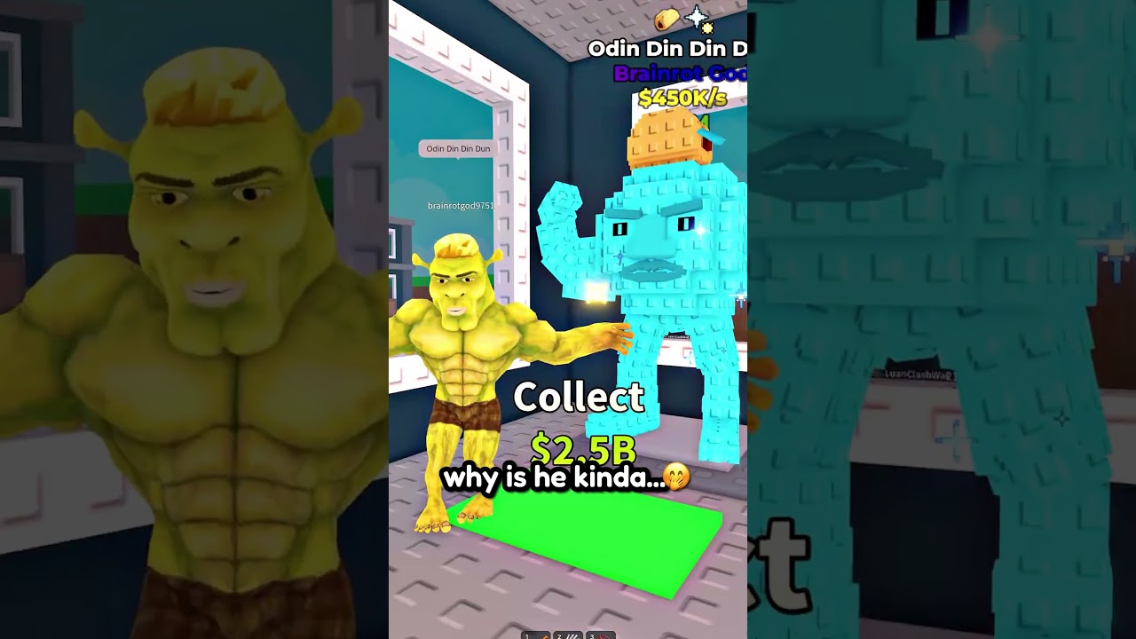 He's Singing FULL Brainrot Song in Steal A Brainrot 😭 #stealabrainrot #roblox #usa