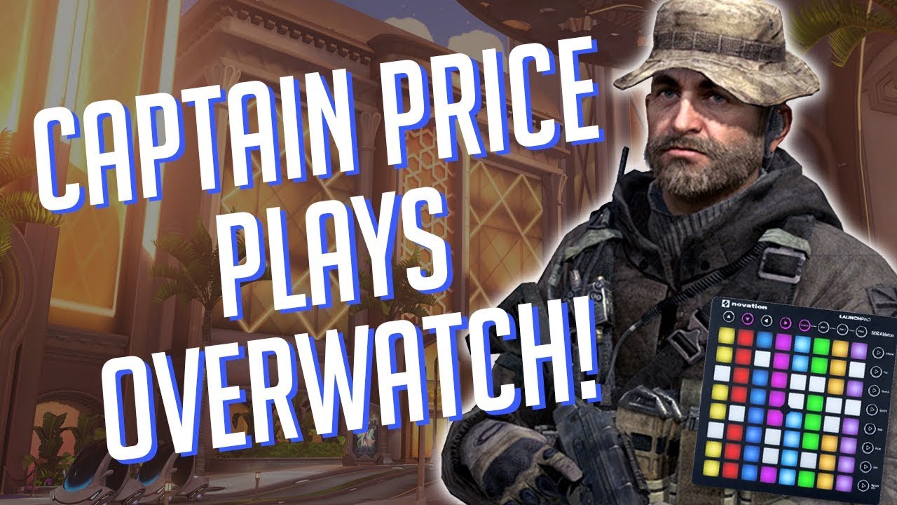 Капитан Прайс играет в OVERWATCH! Розыгрыши с саундбордом в соревновательном режиме!
