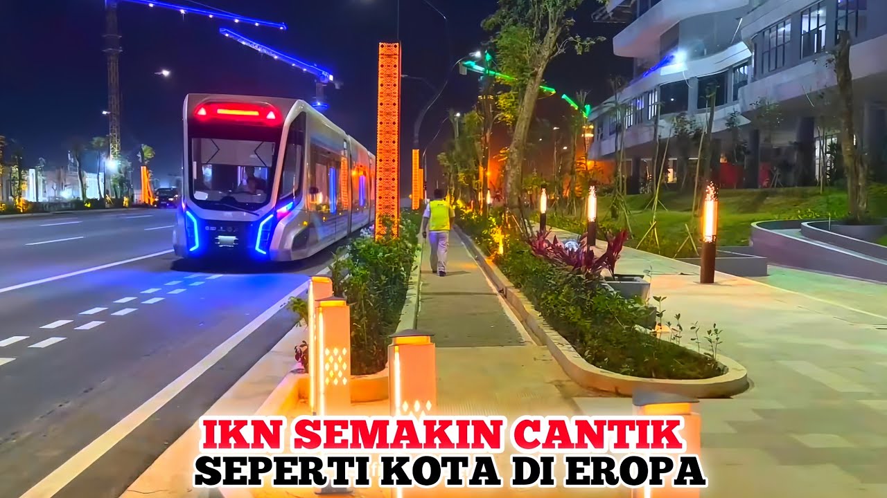 IKN TAMPIL BEDA❗️Cantik Sekali, IKN Sudah Seperti Kota Peradaban Maju Yang Modern Di Tengah Hutan