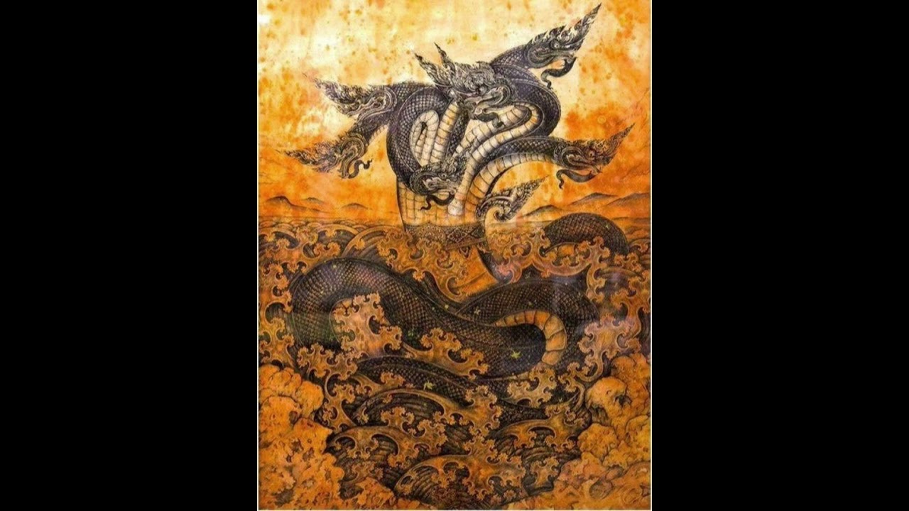 泰國寺廟的神話生物-那迦(Naga)