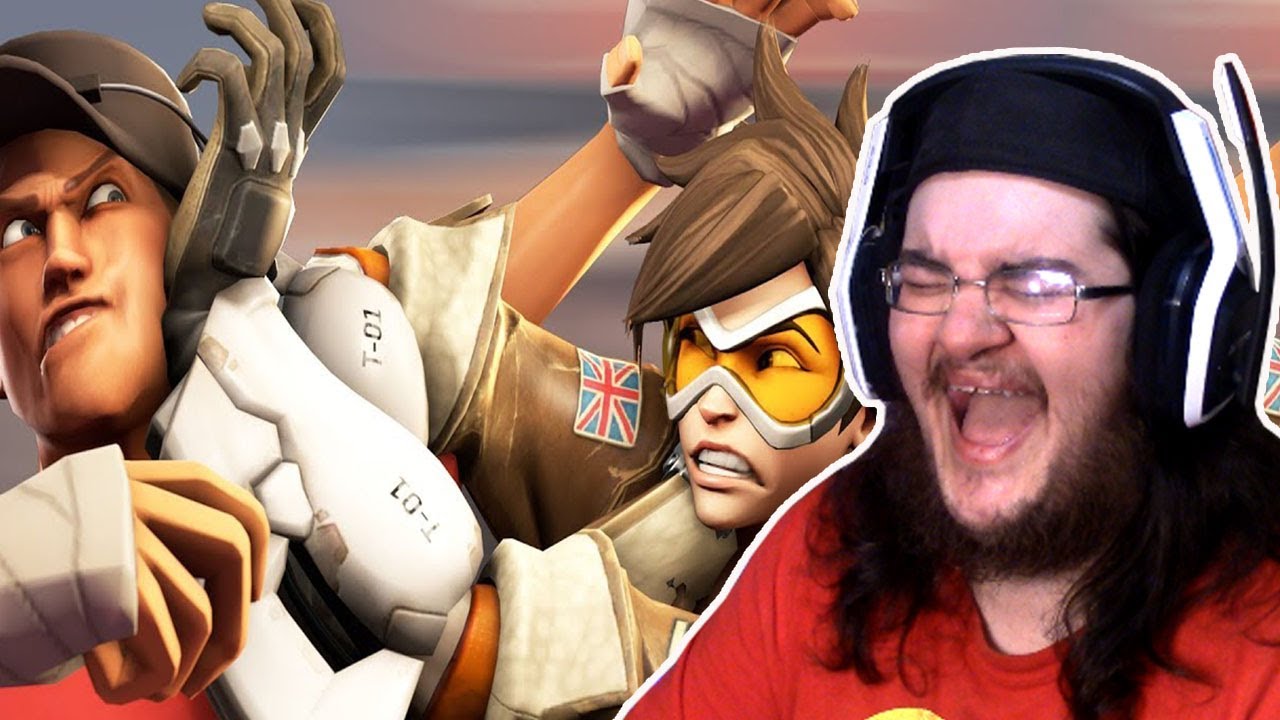 Реакция фаната Overwatch на Overwatch против Team Fortress 2