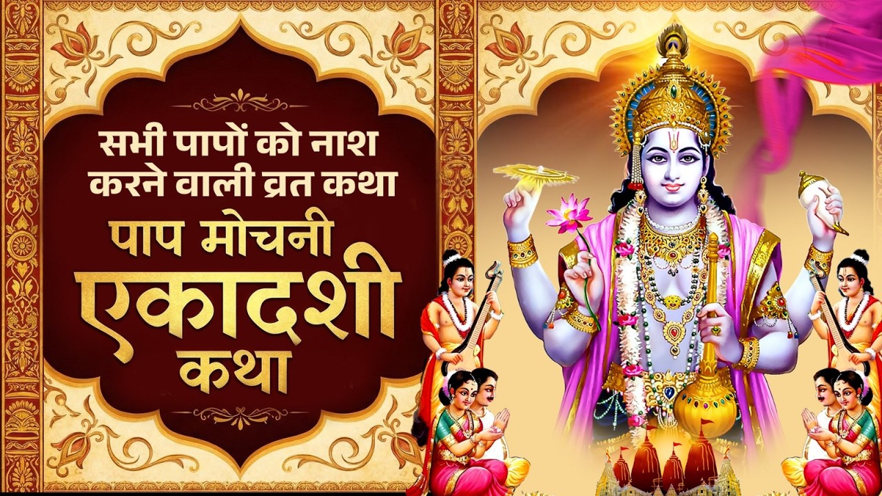 सभी पापों को नाश करने वाली व्रत कथा - पाप मोचिनी एकादशी कथा~Papamochani Ekadashi Katha 2026