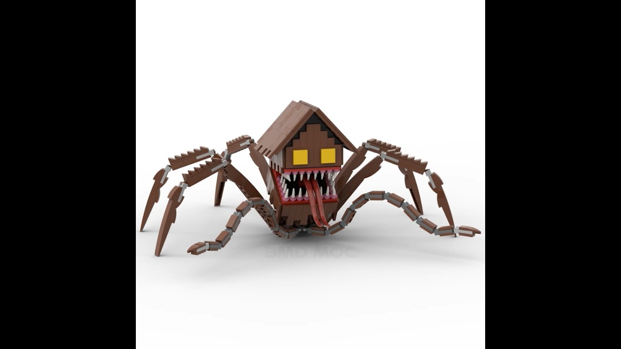 Trevor Henderson Creatures Monster House Head Lego moc