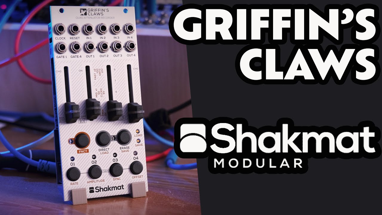Shakmat Modular Griffin’s Claws | Quad Attenuator Recorder