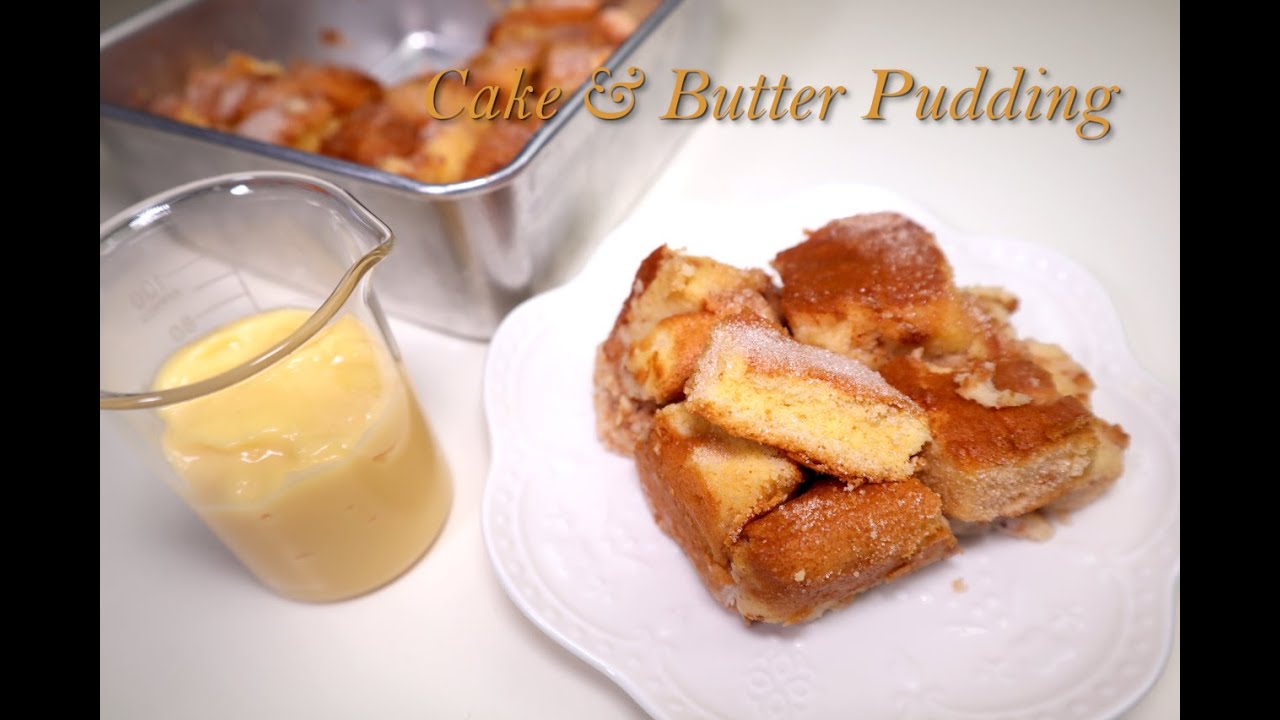 Do you have left over cakes? Make delicious Cake & Butter Pudding!