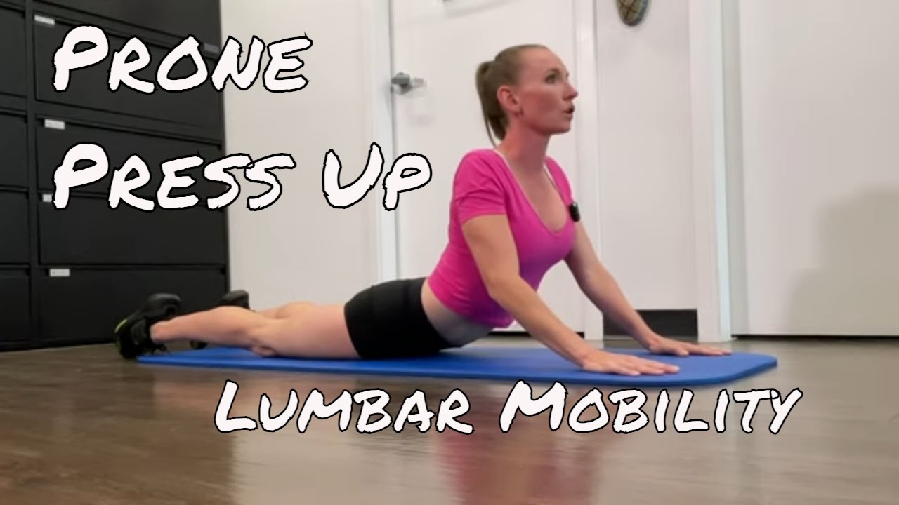 Prone Press Up Exercise