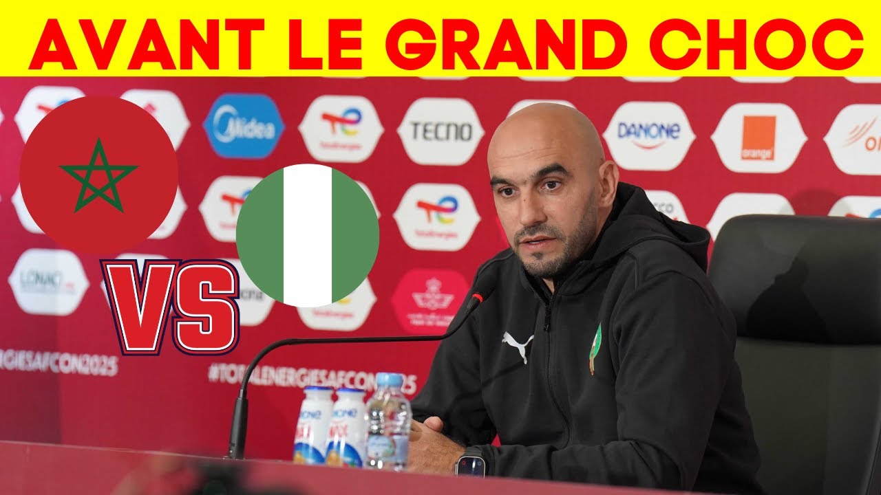 &Agrave; la veille du choc Maroc-Nig&eacute;ria : les mots forts de Regragui et Munir