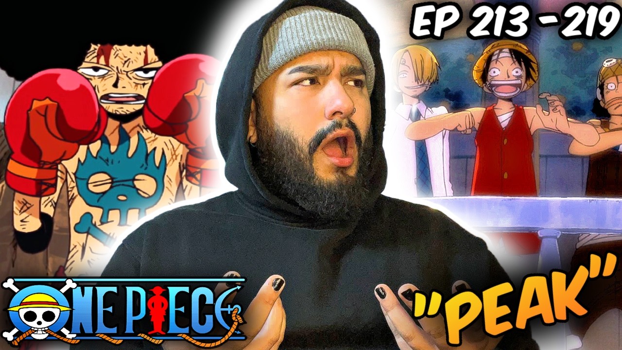 AFRO LUFFY is Peak Cinema…🔥 | One Piece Ep 213–219 (First Time Reaction)