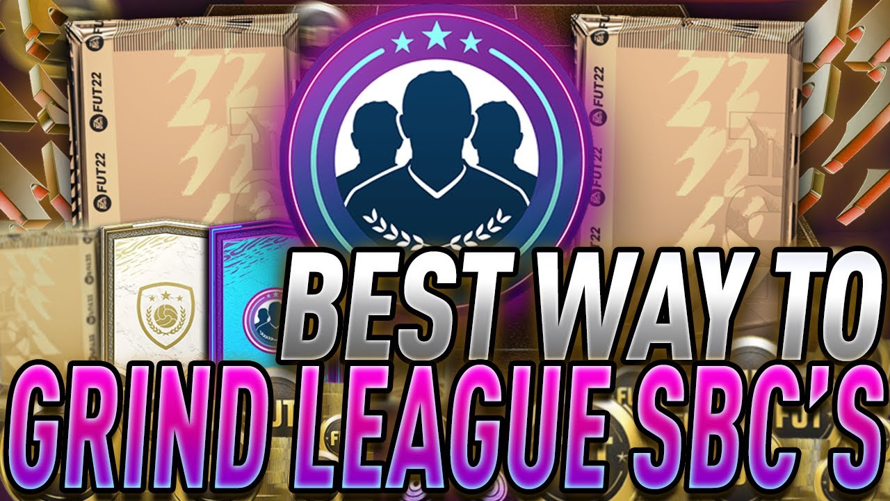 BEST WAY TO GRIND LEAGUE SBC METHOD ON FIFA 22! HOW TO MAKE COINS FROM LEAGUE SBC METHOD!
