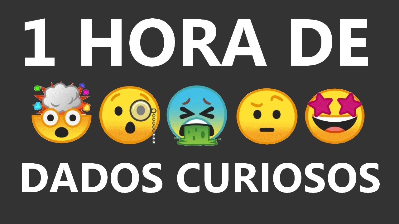 1 HORA SEM PAUSAS DE DADOS CURIOSOS! (Fatos Insanos)