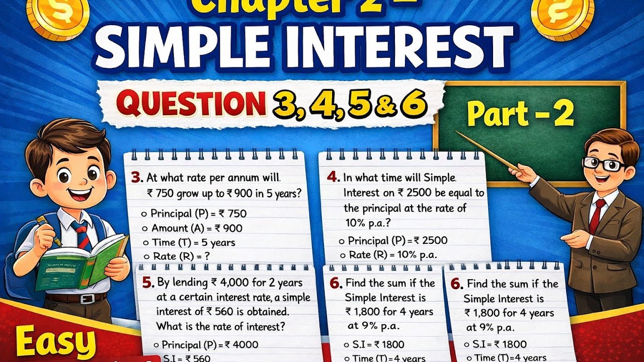 Simple interest//chapter-2//Wbbse Bourd class 10 mathematics// part-2 #perfect_science 