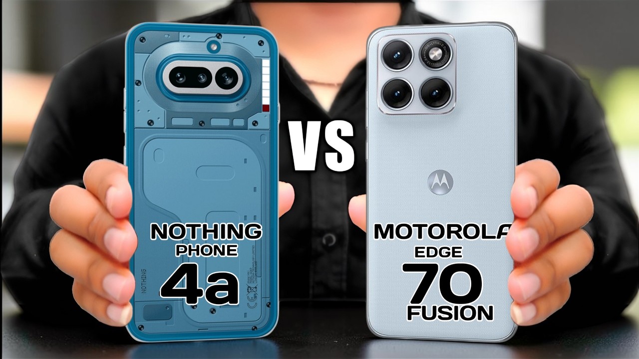Nothing Phone 4a Vs Motorola Edge 70 Fusion || Full Comparison and Review ⚡