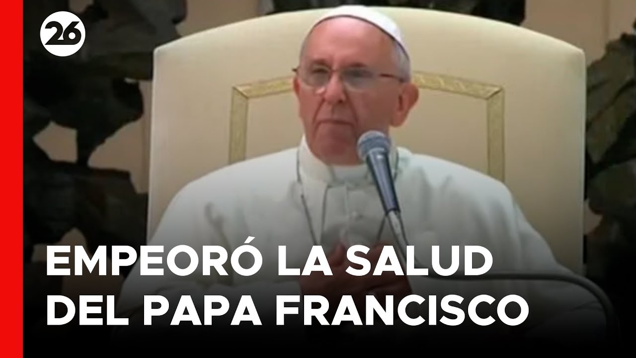 🚨 ITALIA | El PAPA FRANCISCO sufrió un broncoespasmo repentino y  su pronóstico es RESERVADO