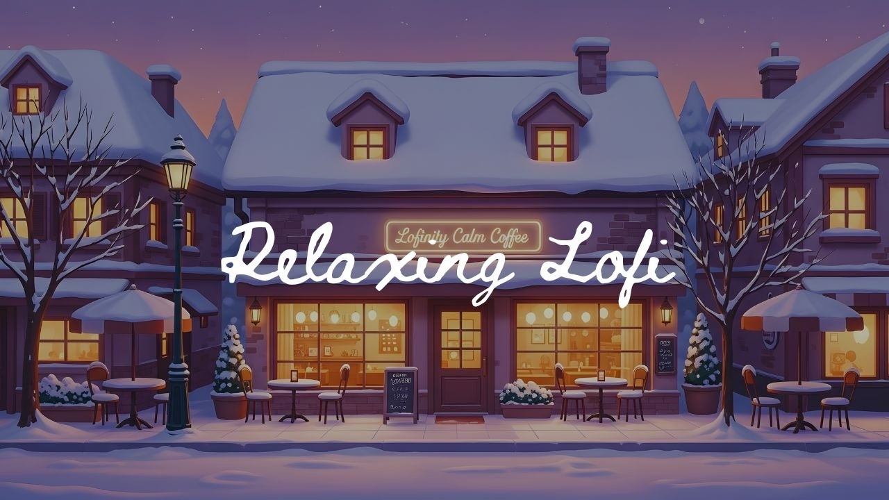 Winter Cafe Ambience ❄️ Lofi Music for Study, Work & Calm