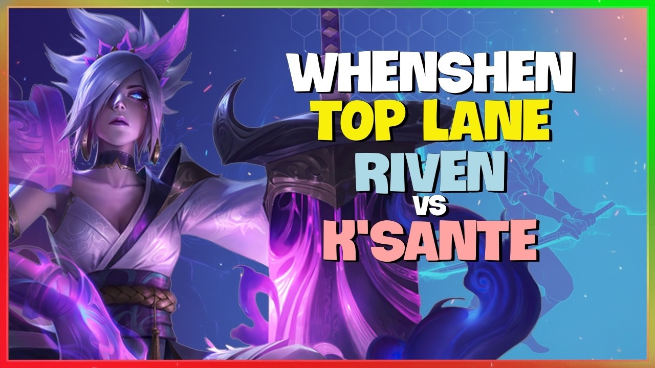 Rank 1 Riven : This Dude is CLEANly CRUSHING the K'Sante Matchup in Challenger Elo