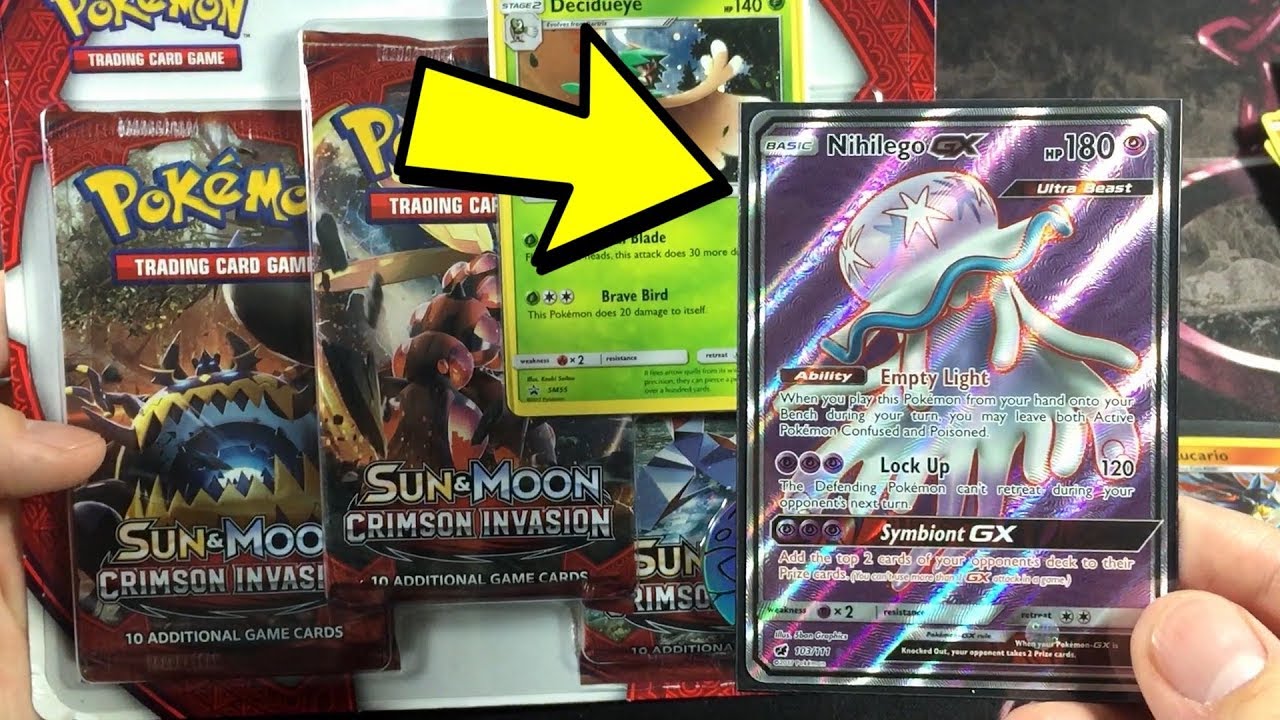 OPENING THE BEST NEW CRIMSON INVASION BLISTER PACK! (insane pull...)