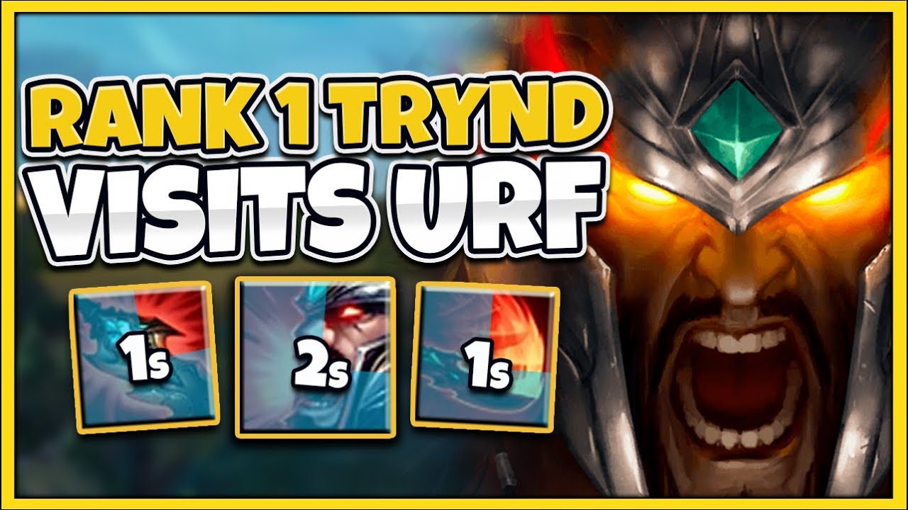 URF IS BACK! RANK 1 TRYND TEST NEW URF MODE! (INSANITY) - league of Legends
