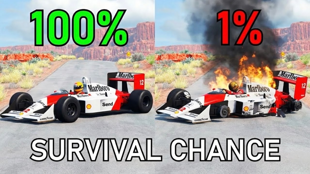 Realistic Survival Chance Crash Testing Ep.67 | BeamNG.drive