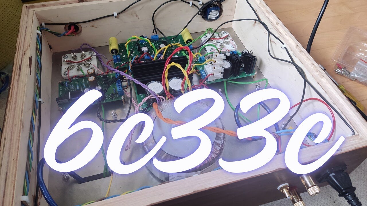 6c33c AVT wzmacniacz lampowy cz 3  #6c33c