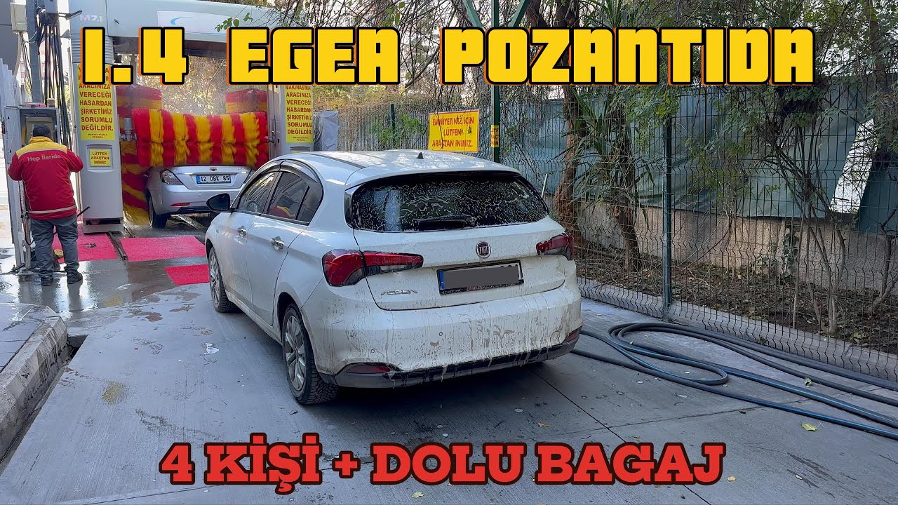 1.4 EGEA POZANTI RAMPASINDA | 4 KİŞİ + DOLU BAGAJ