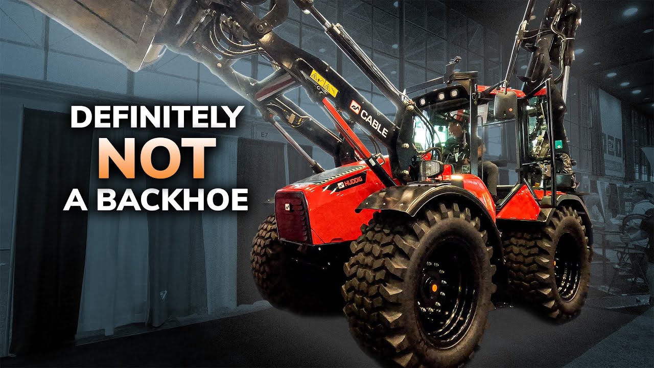 Huddig 1370 Cable: Not a Backhoe, Not a Loader...A Do-Anything Machine