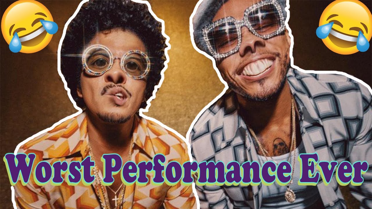 Bruno Mars - Worst Performance Ever - Leave The Door Open