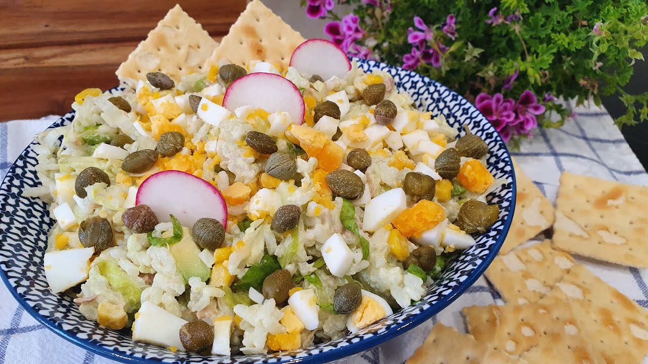 ENSALADILLA DE ARROZ - Más fácil imposible