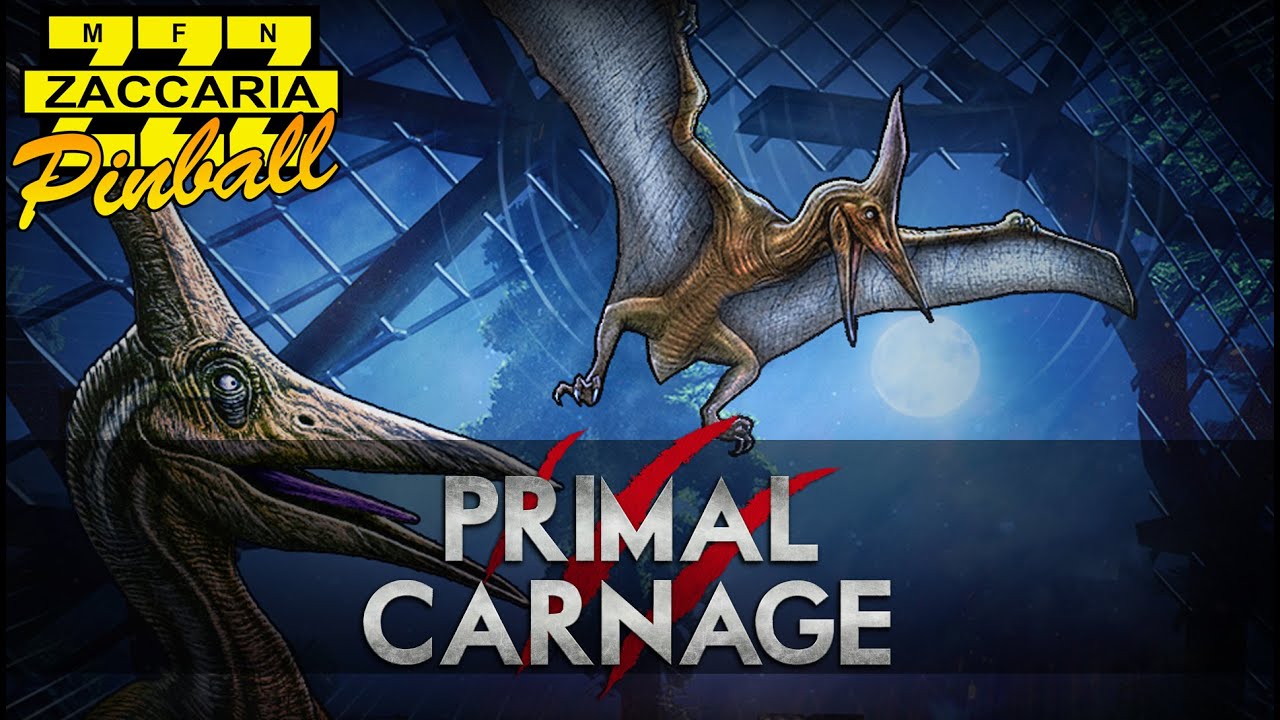 Zaccaria Pinball - Primal Carnage Pinball Trailer (Steam)