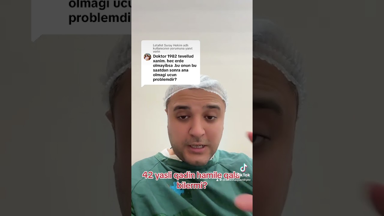 42 yasli qadin hamile qala bilermi