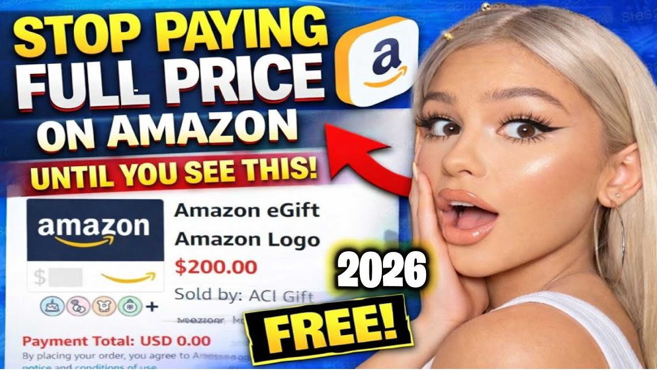 How to Get Free Amazon Gift Cards Code 2026 New Method That Works Fast