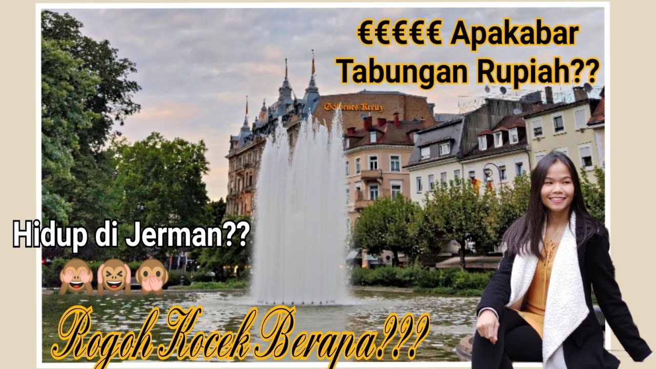 BIAYA HIDUP BULANAN DI JERMAN - LIVING COST IN GERMANY - Hidup di Jerman