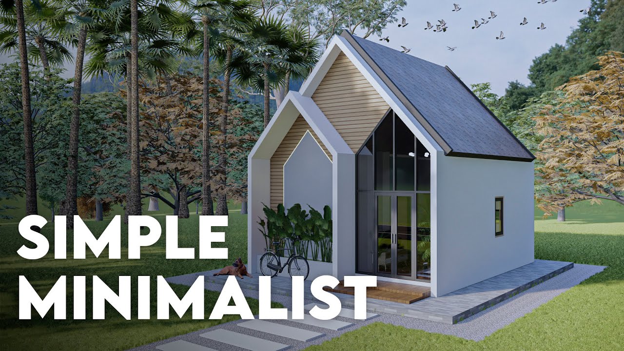 This Tiny House Design Only 5,5m x 6m , Cozy and Beautifull Design