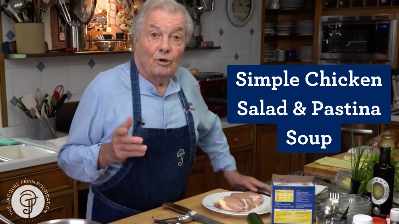 Simple Chicken Salad & Pastina Soup