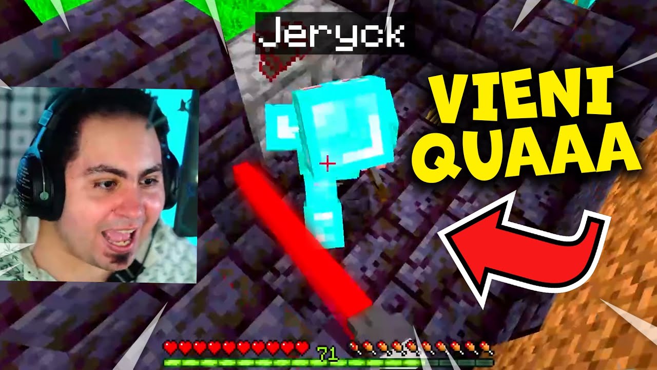 LYON COMBATTE CONTRO PAGA E JERYCK IN LIVE SU MINECRAFT!!