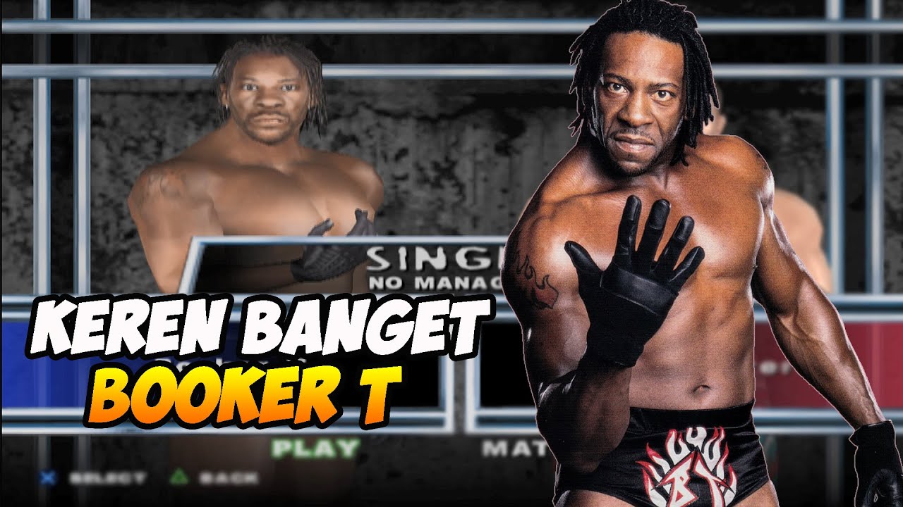 TERNYATA KEREN BANGET SEMUA COMBO BOOKER T DAN SMACK TIRUAN - Smackdown Pain PS2